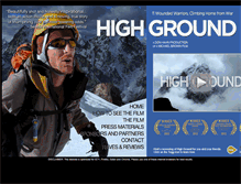 Tablet Screenshot of highgroundmovie.com